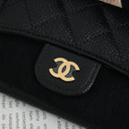 Chanel Cardholder Black Caviar