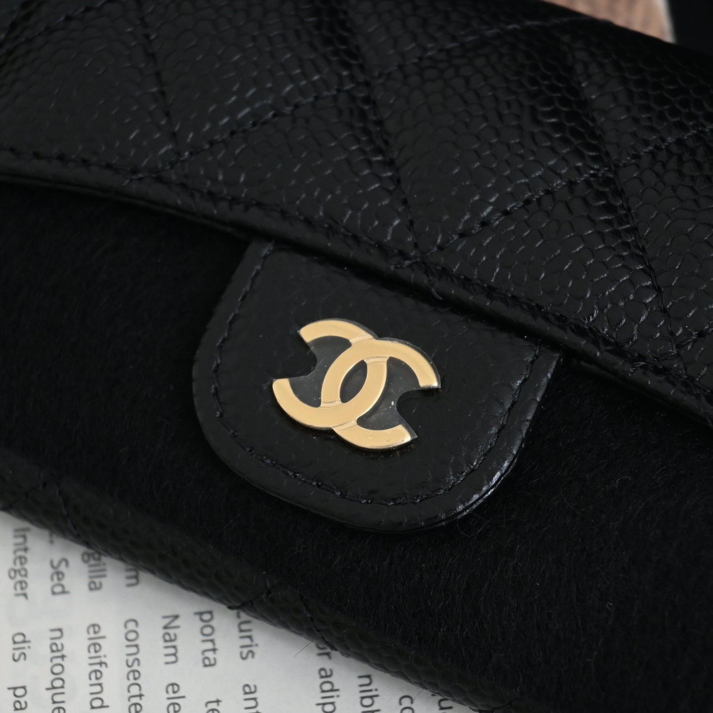 Chanel Cardholder Black Caviar