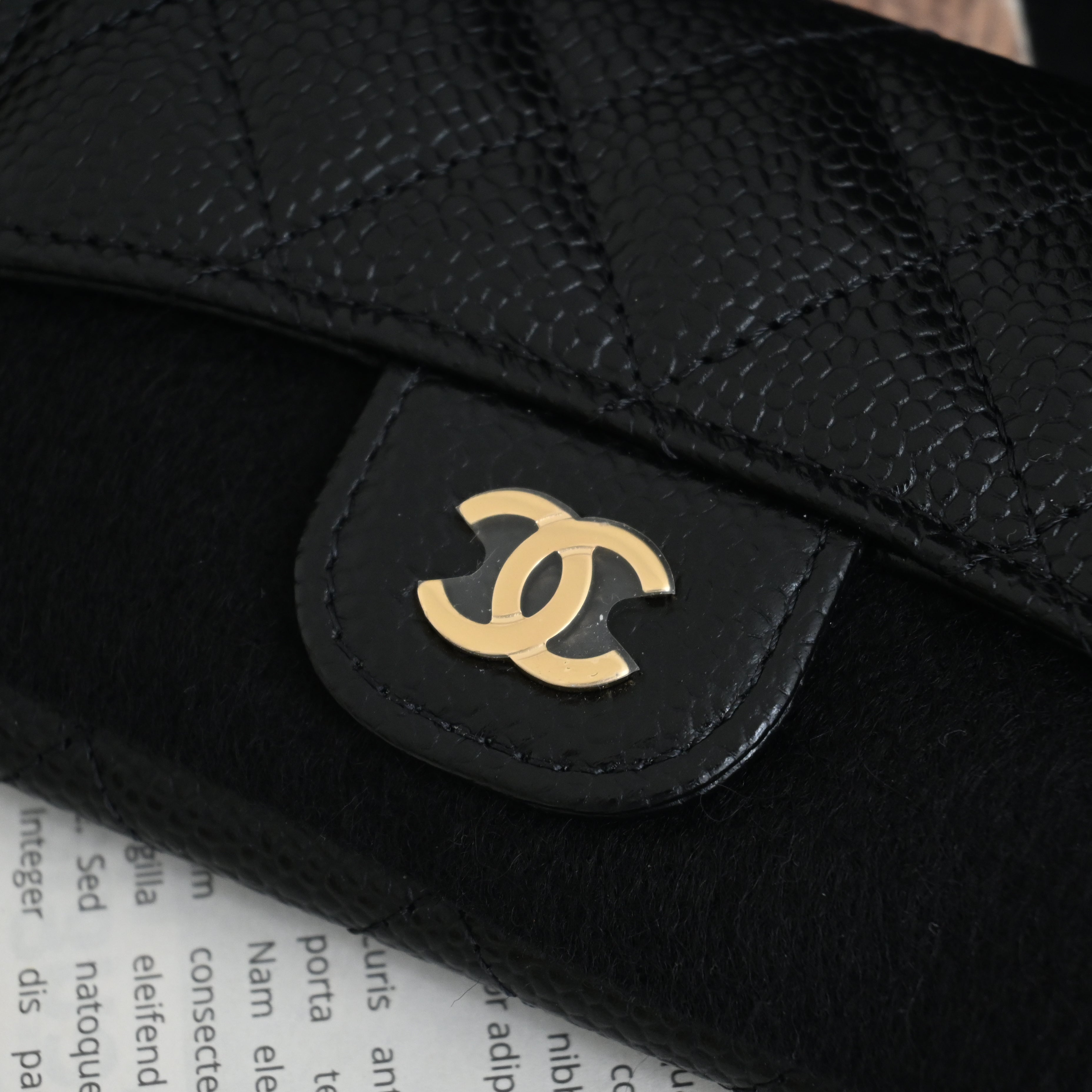 Chanel Cardholder Black Caviar