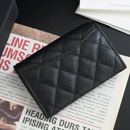 Chanel Cardholder Black Caviar