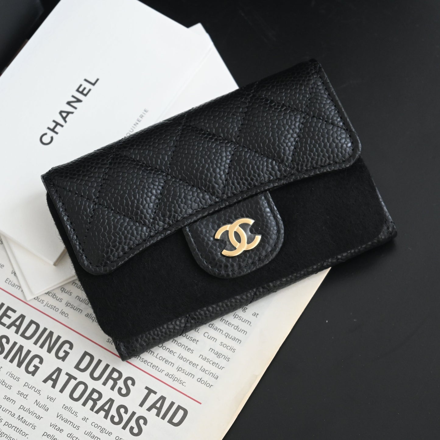 Chanel Cardholder Black Caviar