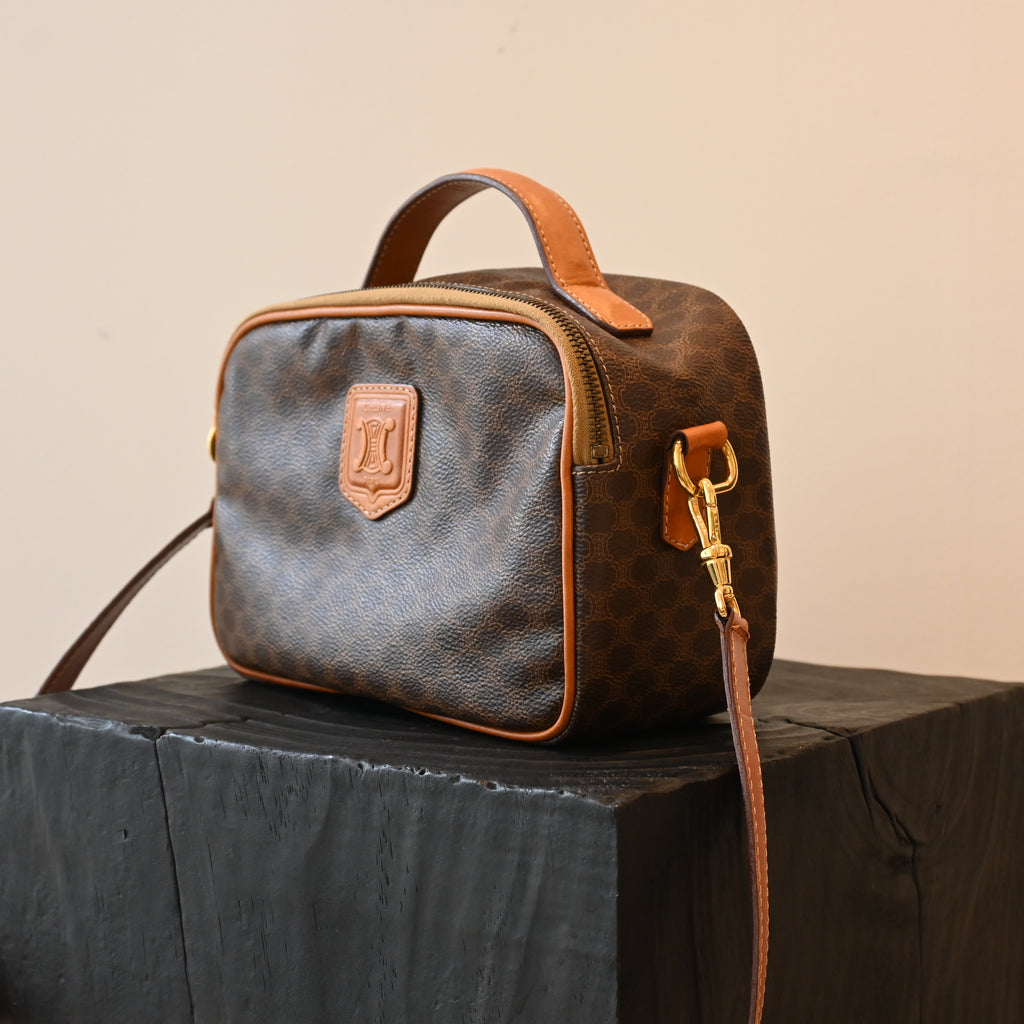 Celine Triomphe Monogram Camera Bag - Leluxe Vintage Sdn. Bhd.