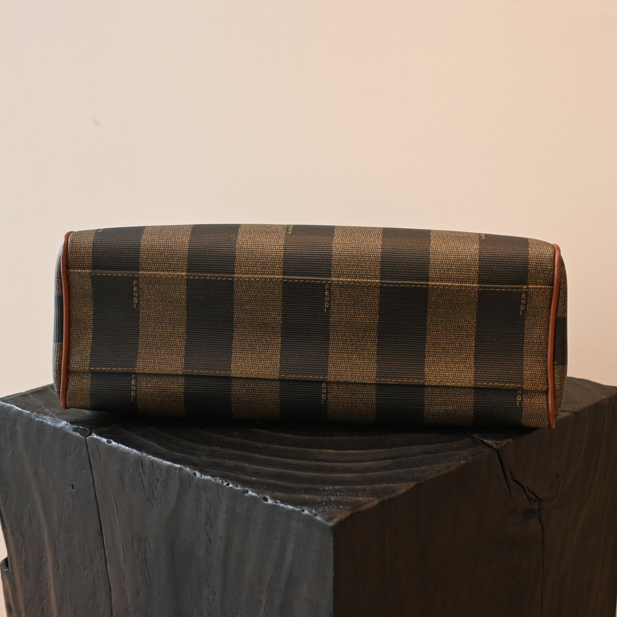 Fendi Pequin Striped Kelly Top Handle Bag - Leluxe Vintage Sdn. Bhd.
