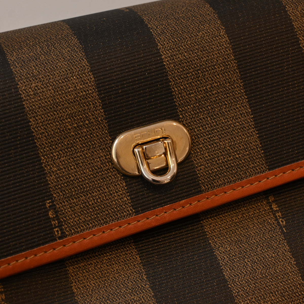 Fendi Pequin Striped Kelly Top Handle Bag - Leluxe Vintage Sdn. Bhd.