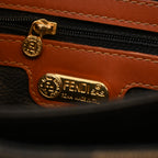 Fendi Pequin Striped Kelly Top Handle Bag - Leluxe Vintage Sdn. Bhd.