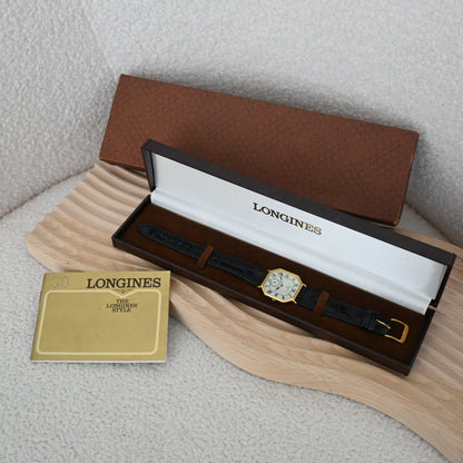 Longines Octagon White Roman Watch 150th Anniversary ref. L976.2