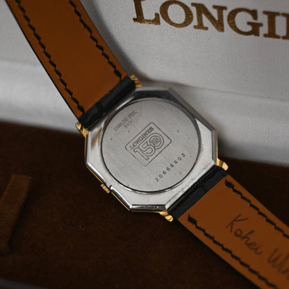 Longines Octagon White Roman Watch 150th Anniversary ref. L976.2