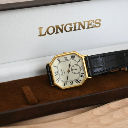 Longines Octagon White Roman Watch 150th Anniversary ref. L976.2