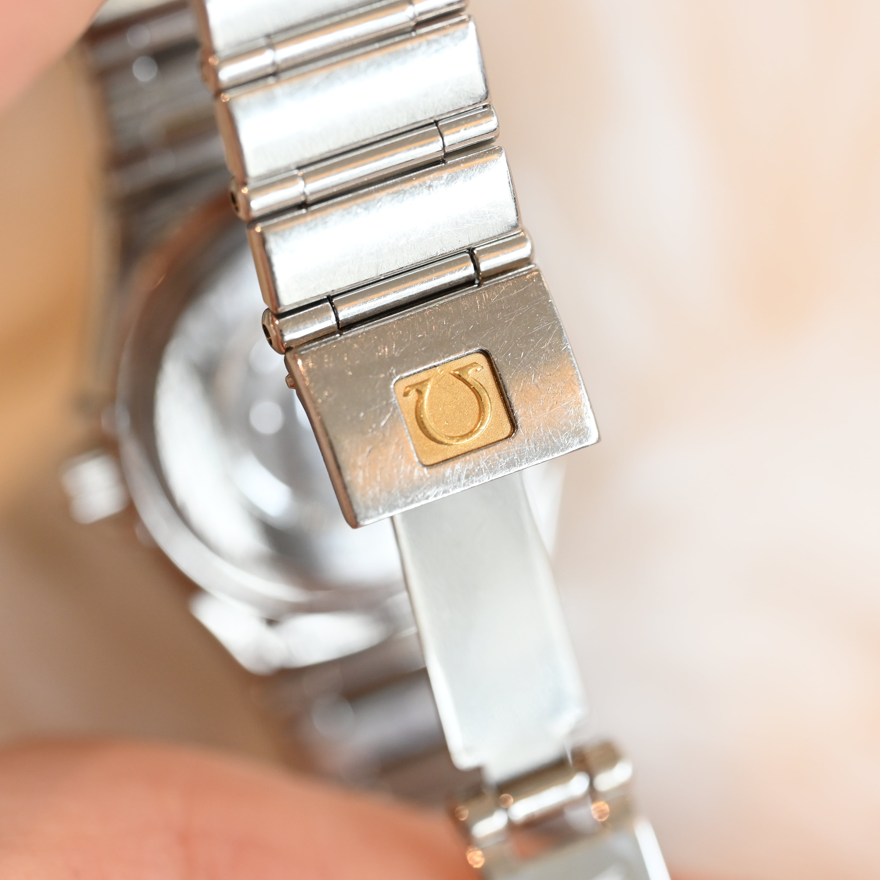 Omega Constellation My Choice Black Dial with Diamonds Ref.895.1248 Cal.1456