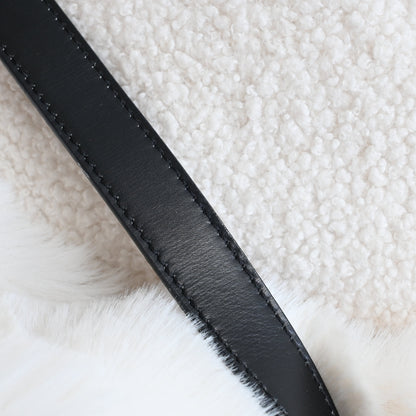 Celine Black Leather Shoulder Bag