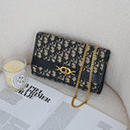 Christian Dior Trotter CD Logo Jacquard Chain bag - Leluxe Vintage Sdn. Bhd.