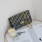 Christian Dior Trotter CD Logo Jacquard Chain bag - Leluxe Vintage Sdn. Bhd.
