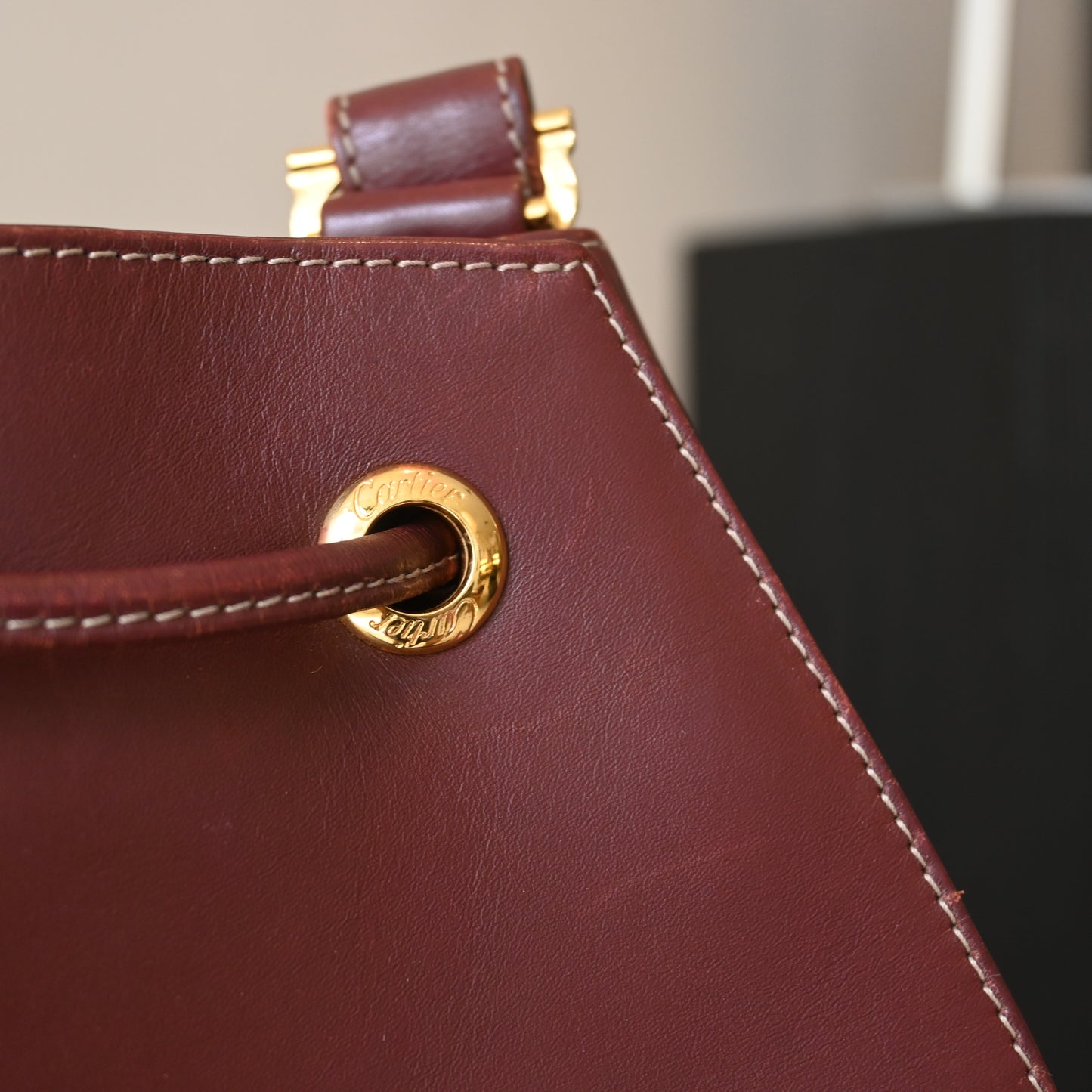 Cartier Bucket Drawstring Bag