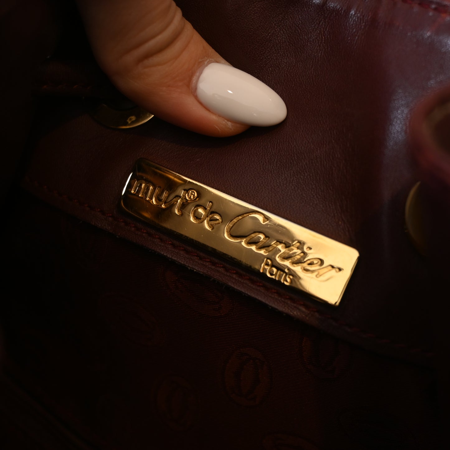 Cartier Bucket Drawstring Bag