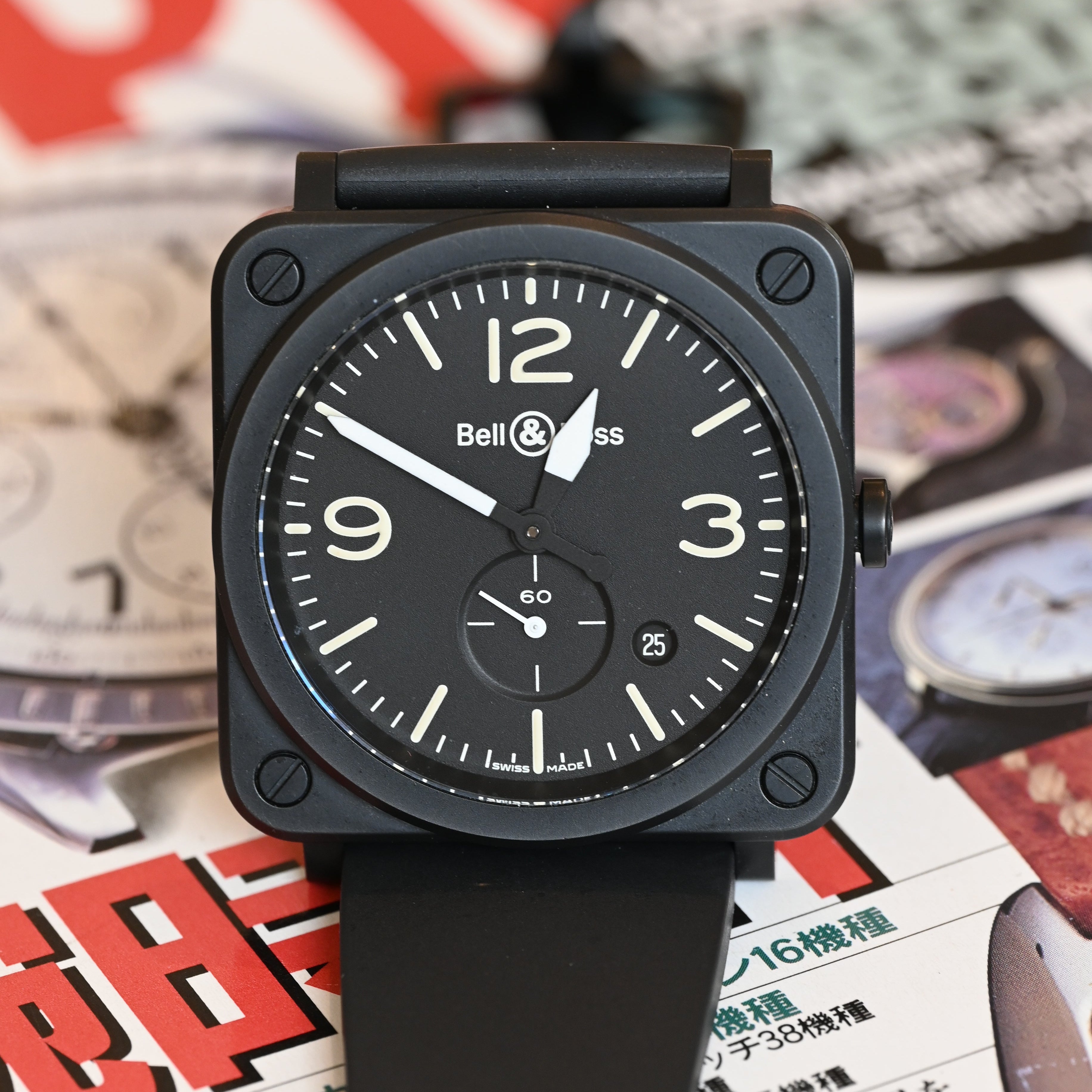 Bell & Ross BRS-64-CMBI Ceramic Black Watch