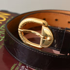 Louis Vuitton Amarante Monogram Vernis Belt - Leluxe Vintage Sdn. Bhd.