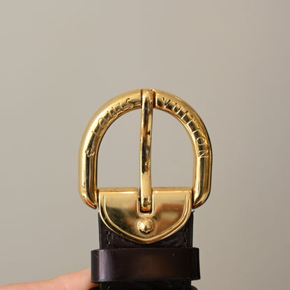 Louis Vuitton Amarante Monogram Vernis Belt