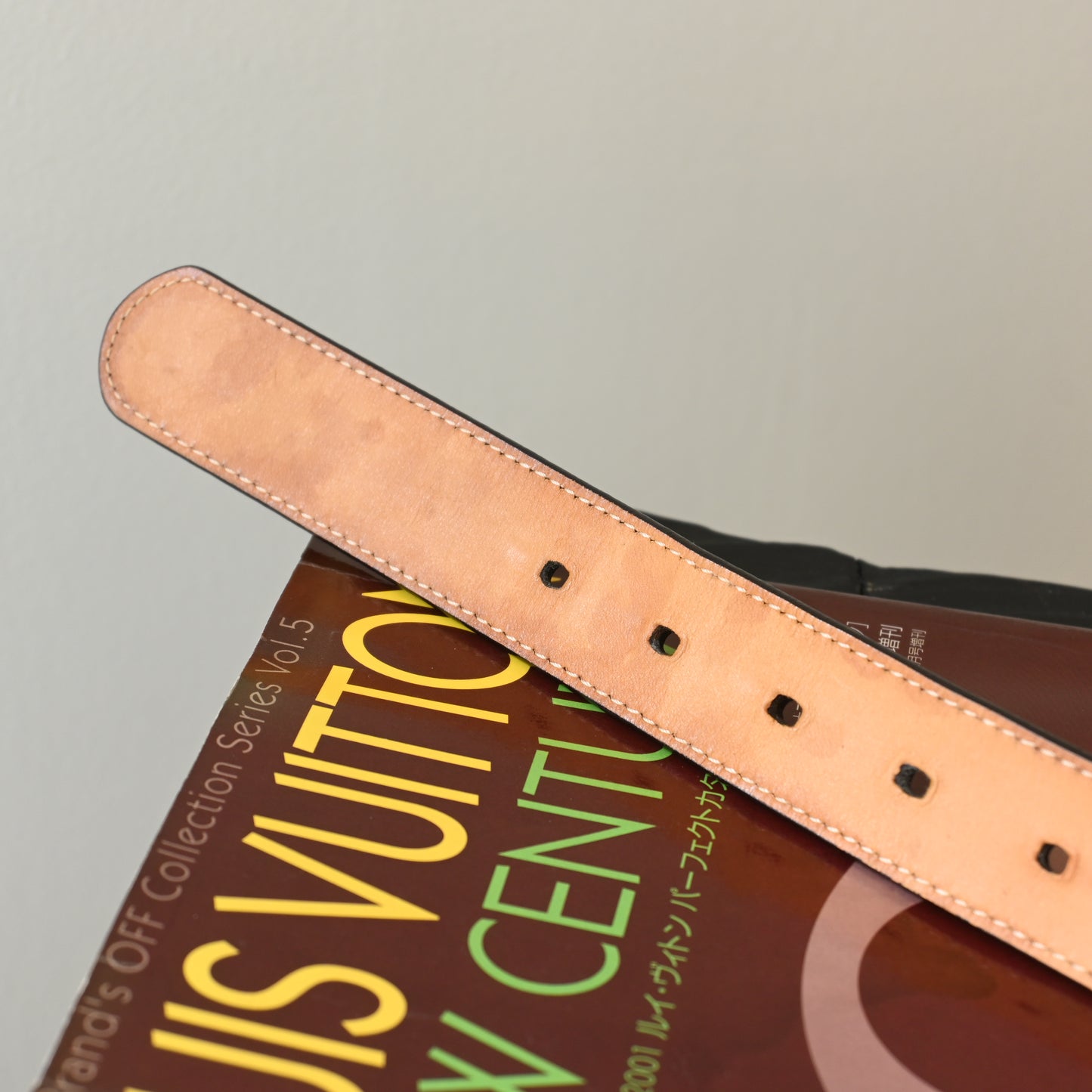 Louis Vuitton Amarante Monogram Vernis Belt