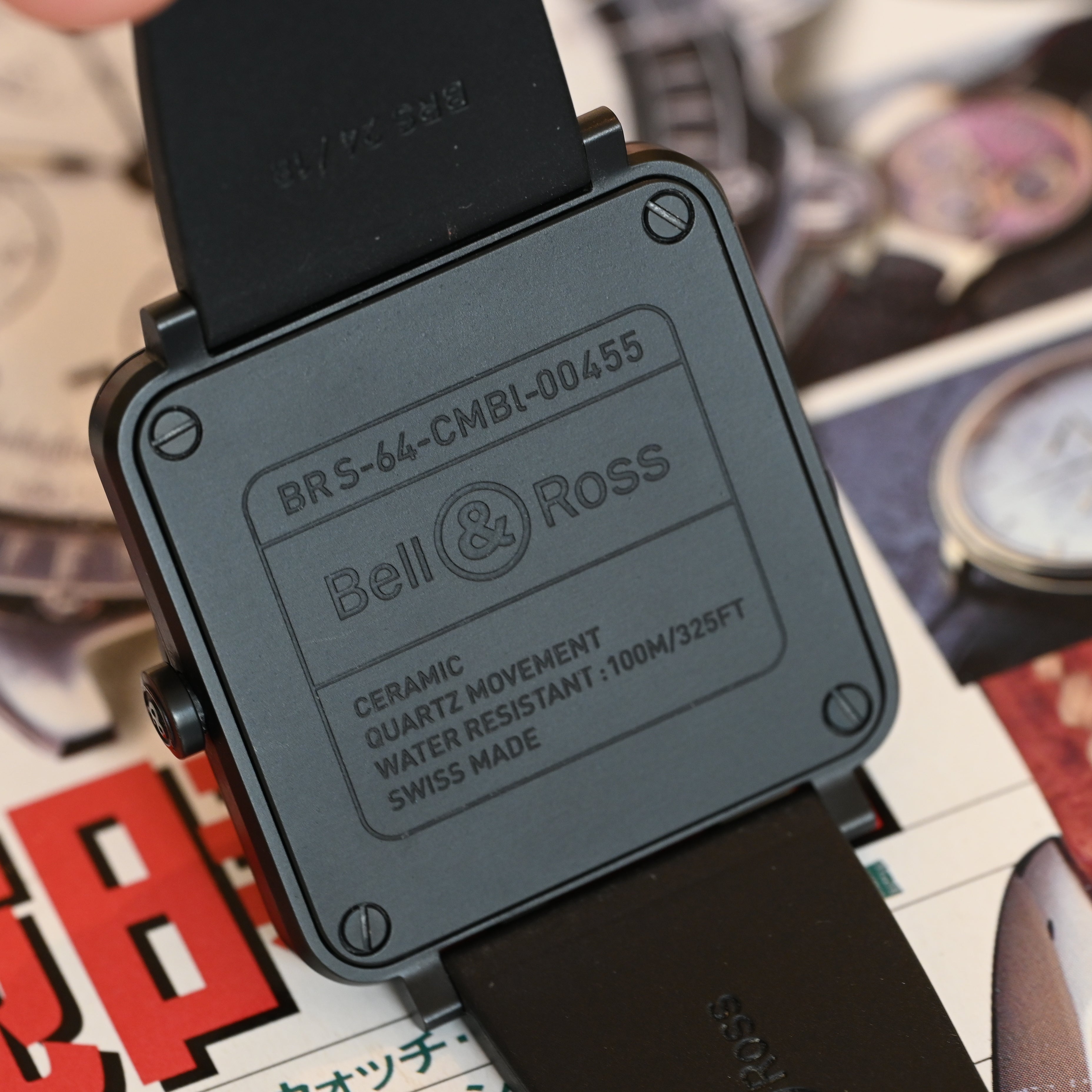 Bell & Ross BRS-64-CMBI Ceramic Black Watch