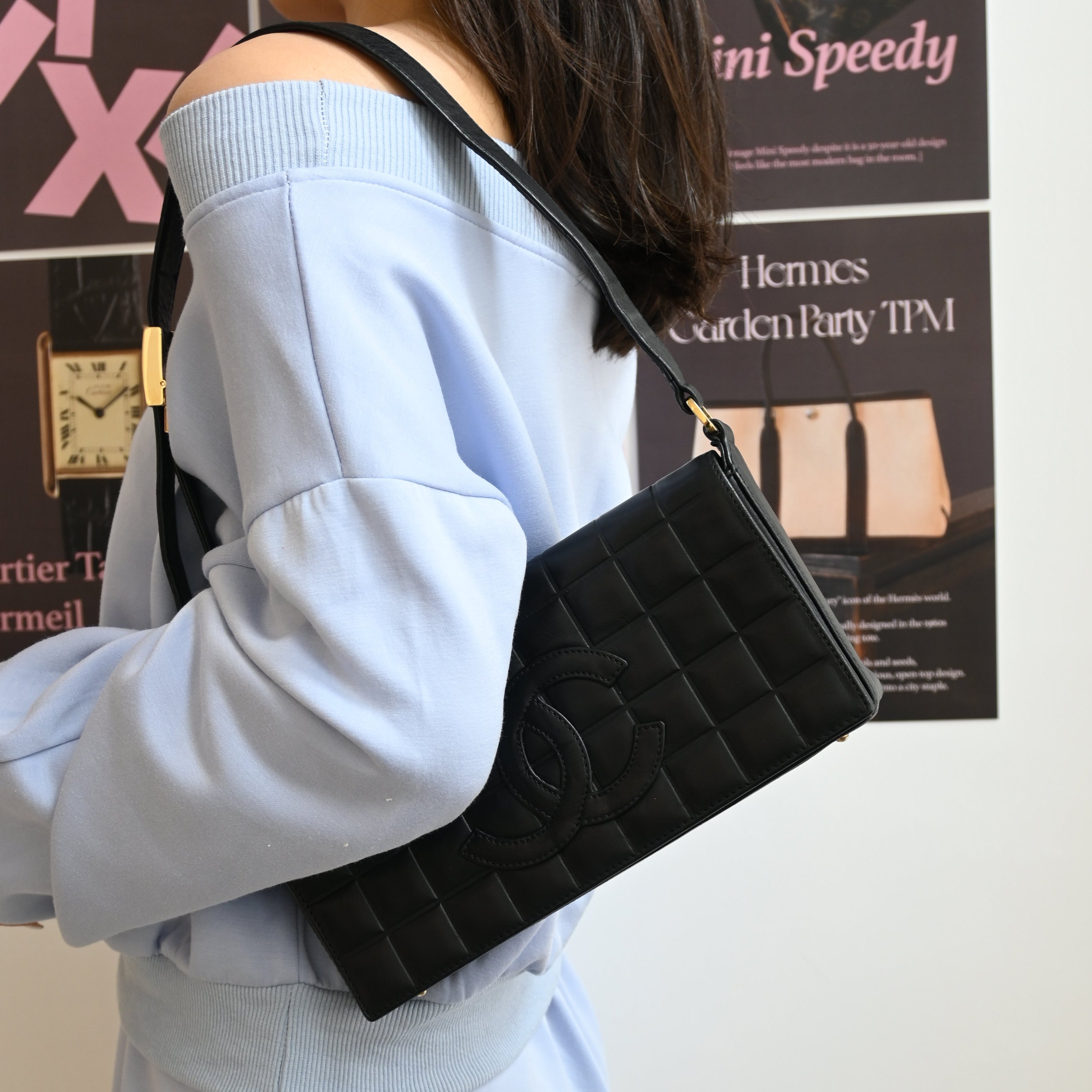 Chanel Chocolate Bar Flap - Leluxe Vintage Sdn. Bhd.