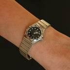 Omega Constellation My Choice Black Dial with Diamonds Ref.895.1248 Cal.1456