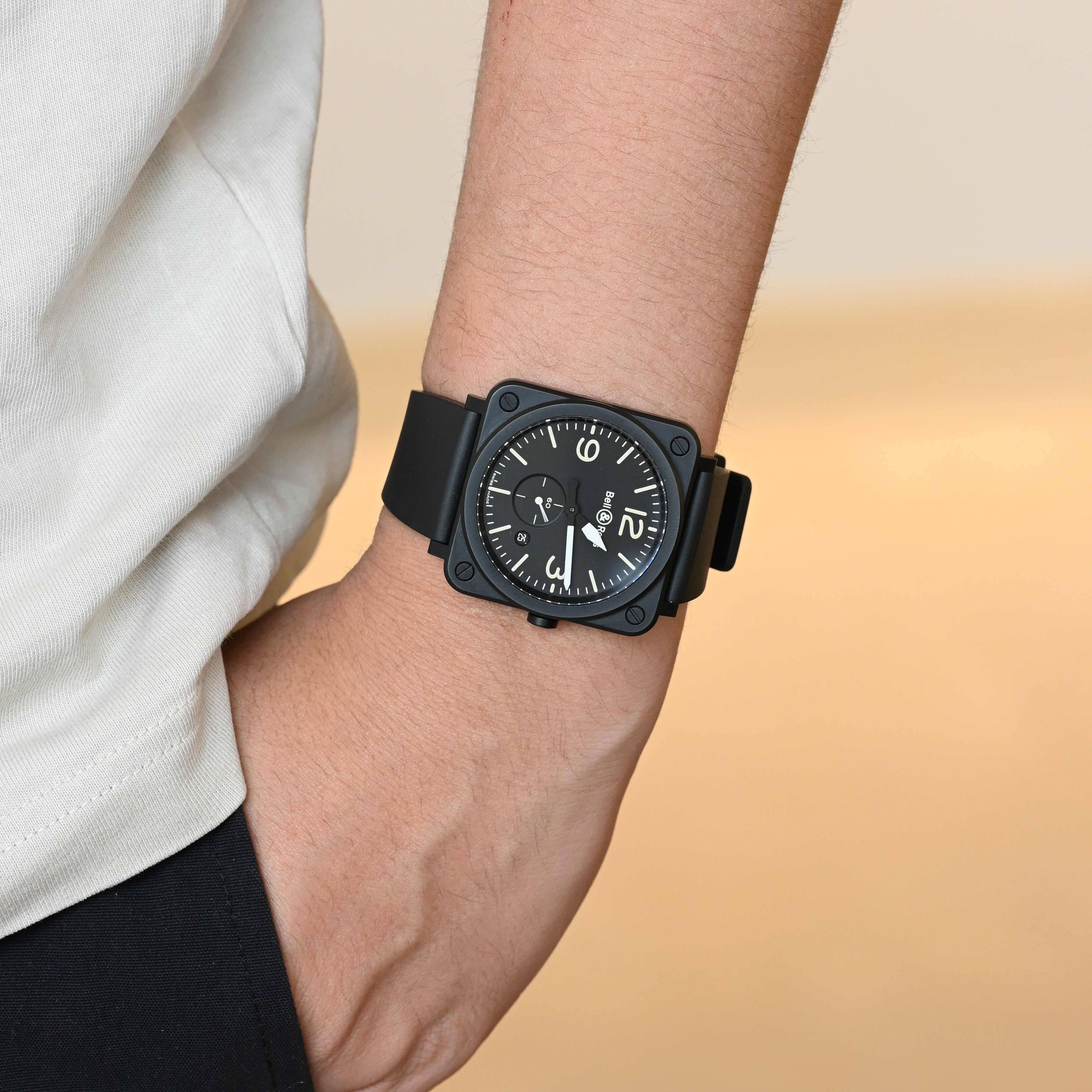 Bell & Ross BRS-64-CMBI Ceramic Black Watch