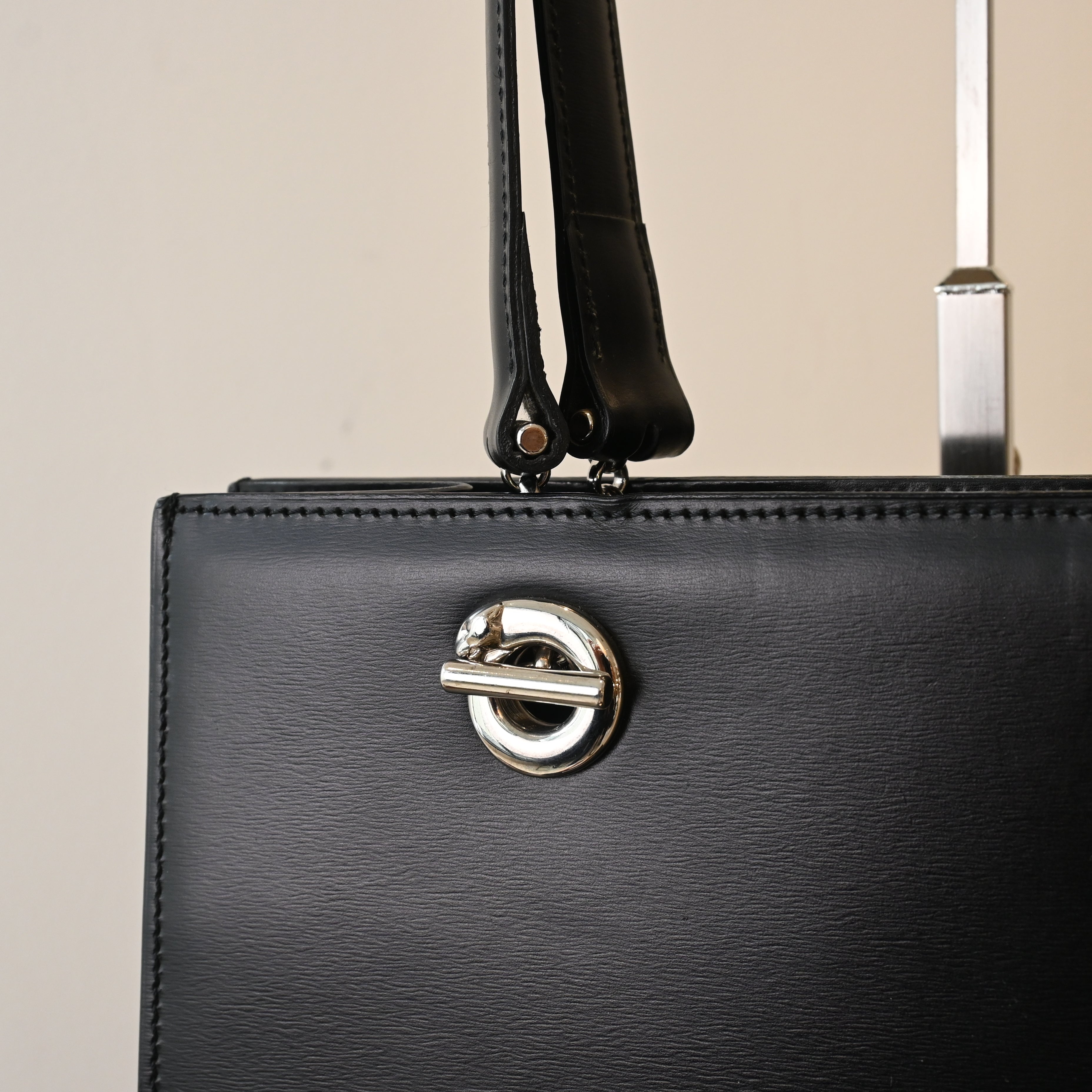 Cartier Panthere Black Tote