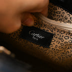 Cartier Panthere Black Tote