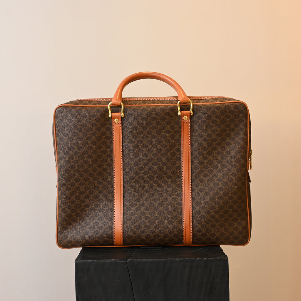 Celine Macadam Triomphe Monogram Briefcase