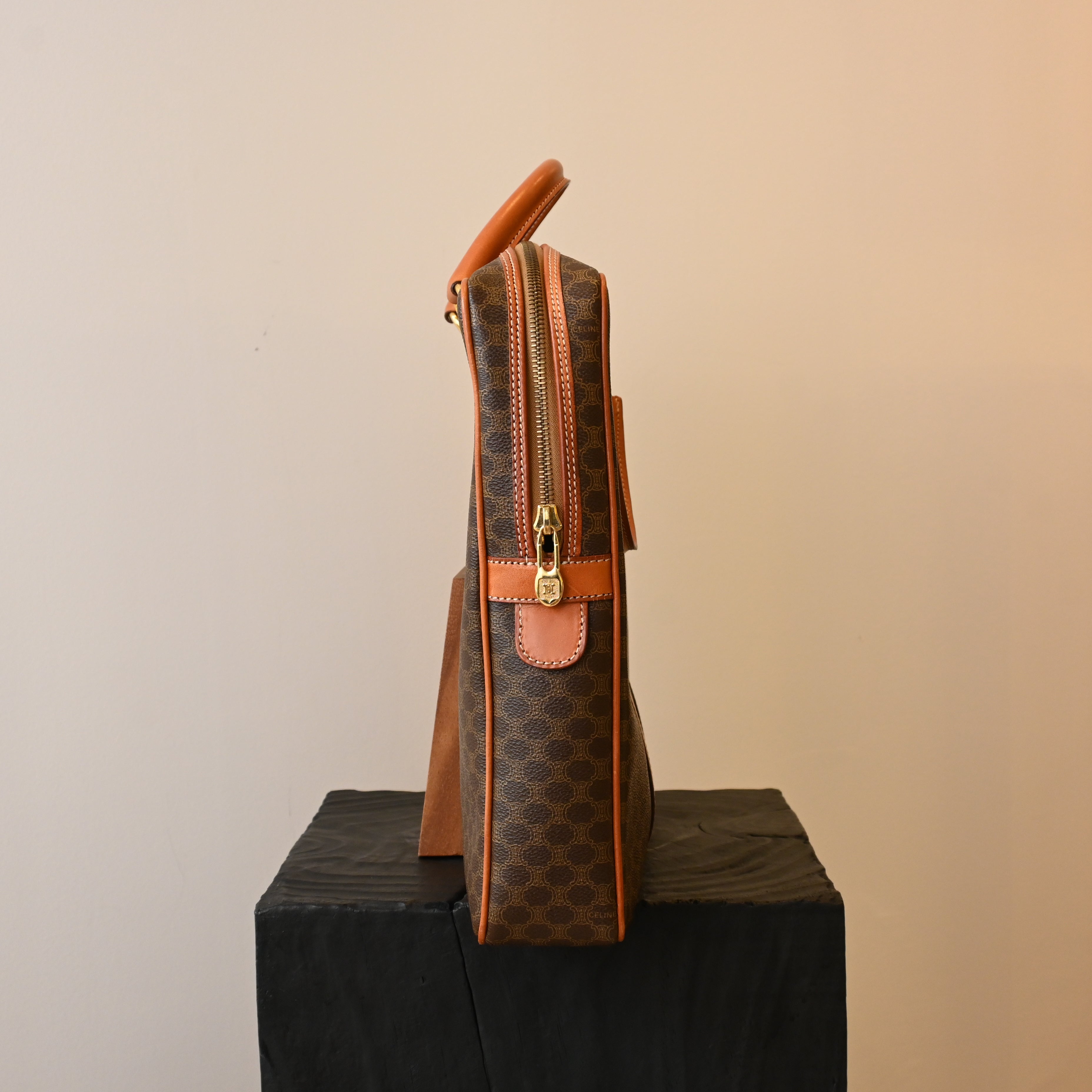 Celine Macadam Triomphe Monogram Briefcase