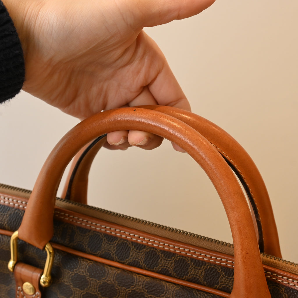 Celine Macadam Triomphe Monogram Briefcase