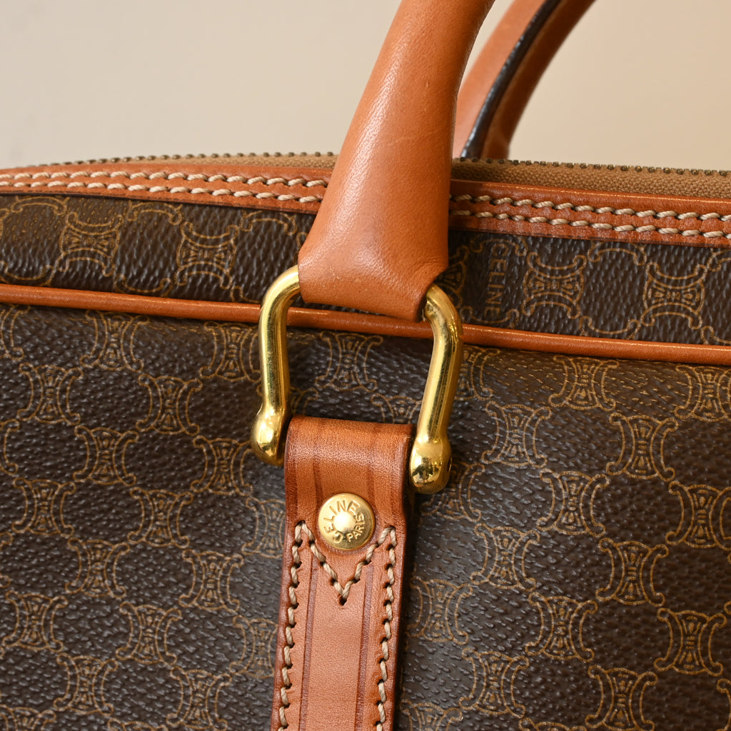 Celine Macadam Triomphe Monogram Briefcase