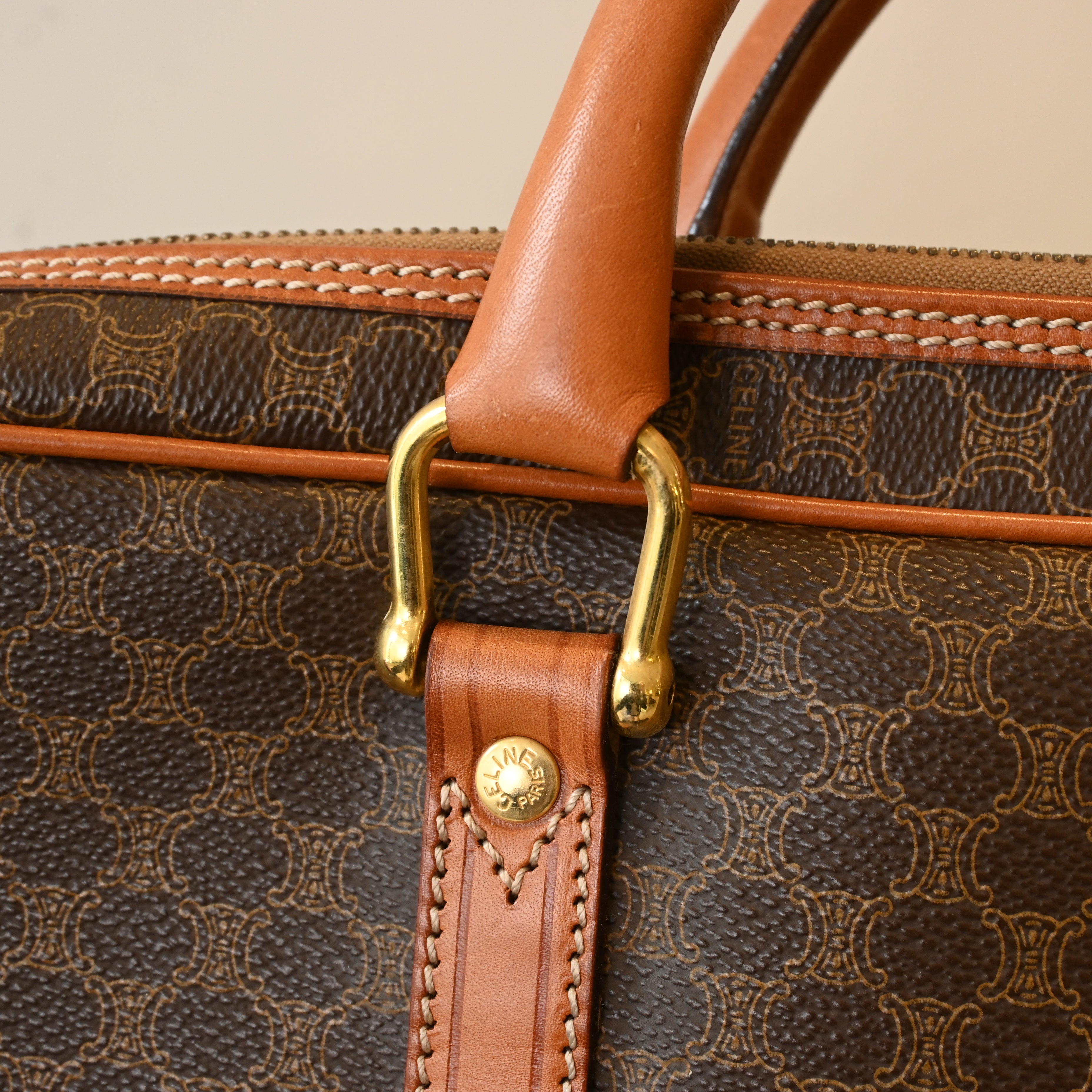 Celine Macadam Triomphe Monogram Briefcase