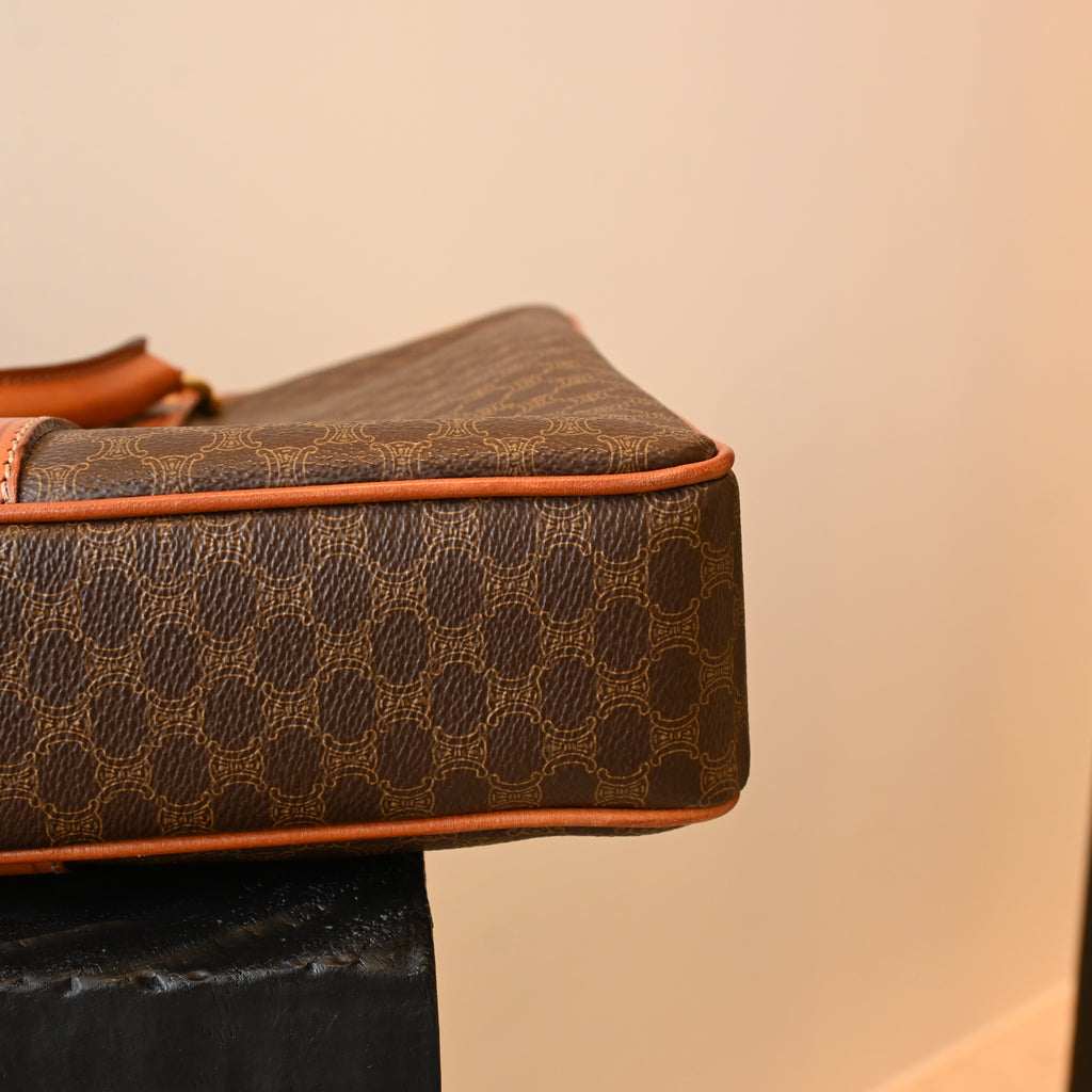 Celine Macadam Triomphe Monogram Briefcase