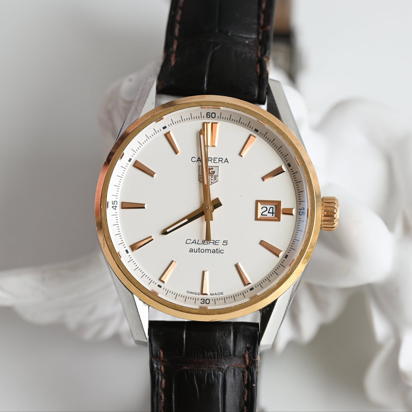TAG Heuer Carrera Calibre 5 model WAR215D series RMP2903 - Leluxe Vintage Sdn. Bhd.