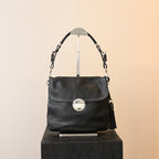 Prada Nappa Circle Buckle Tassel Square Flap