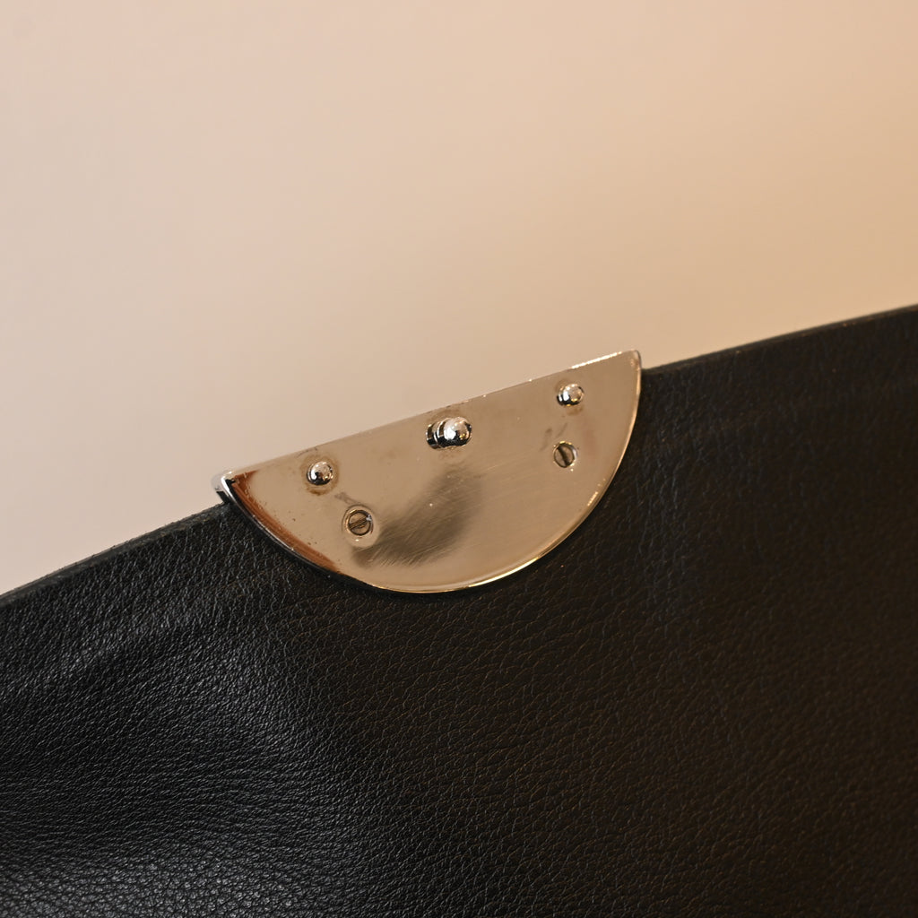 Prada Nappa Circle Buckle Tassel Square Flap