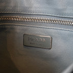 Prada Nappa Circle Buckle Tassel Square Flap