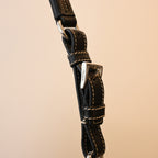 Prada Nappa Circle Buckle Tassel Square Flap