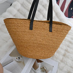 Yves Saint Laurant YSL Medium Panier Raffia Tote - Leluxe Vintage Sdn. Bhd.