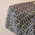 Fendi Mamma Baguette Zucchino Navy Shoulder Bag