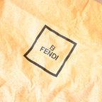 Fendi Mamma Baguette Zucchino Navy Shoulder Bag