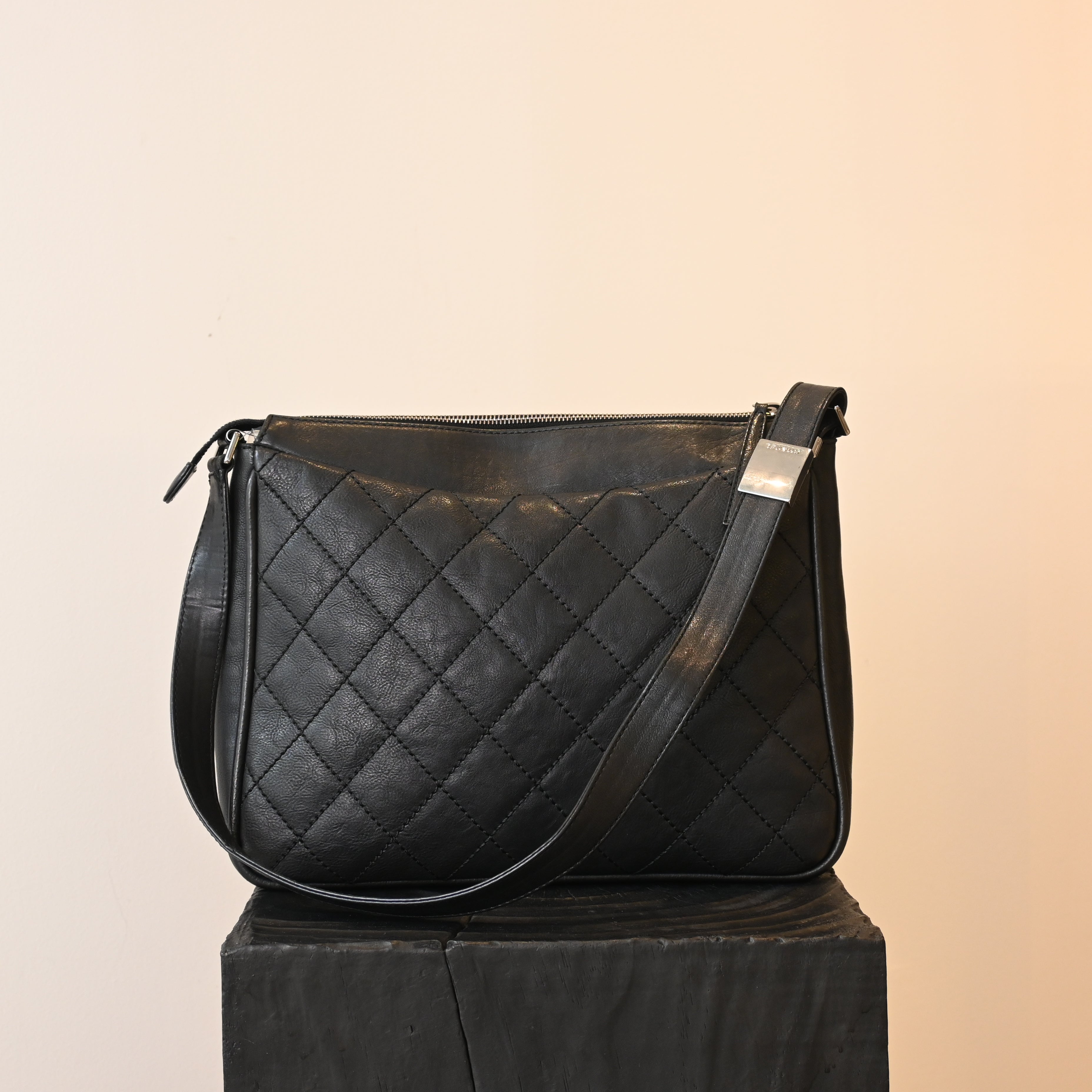 Chanel Timeless CC Calfskin Wild Stitch Hobo Bag