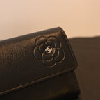 Chanel Camelia Calfskin Cardholder