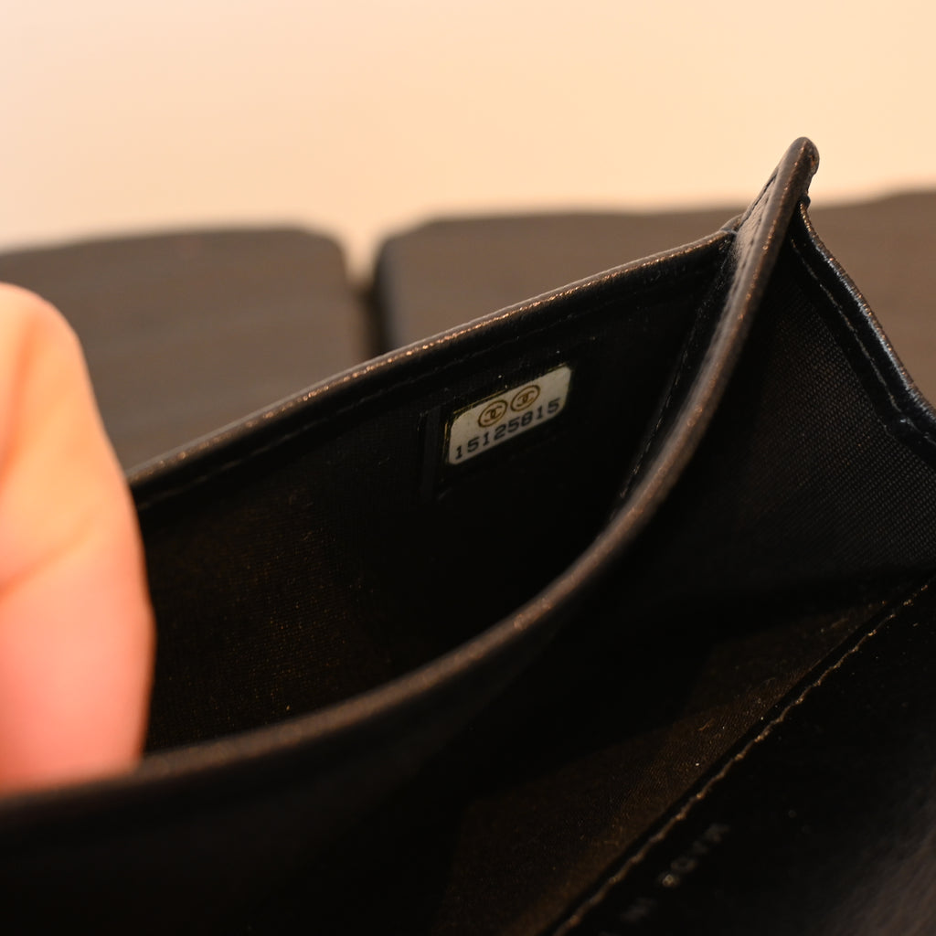 Chanel Camelia Calfskin Cardholder