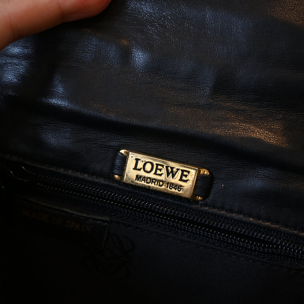 Loewe Anagram Nappa Leather Bag - Leluxe Vintage Sdn. Bhd.