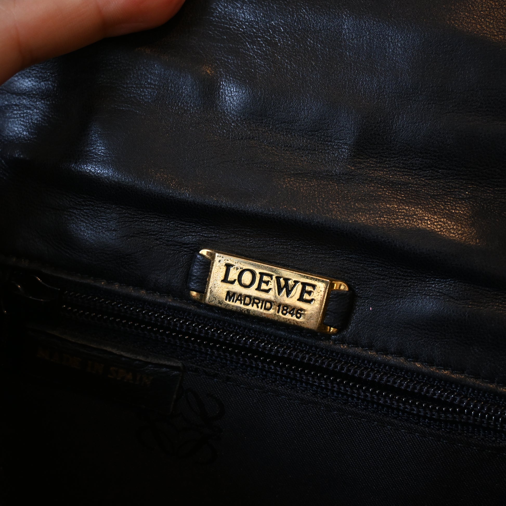 Loewe Anagram Nappa Leather Bag - Leluxe Vintage Sdn. Bhd.