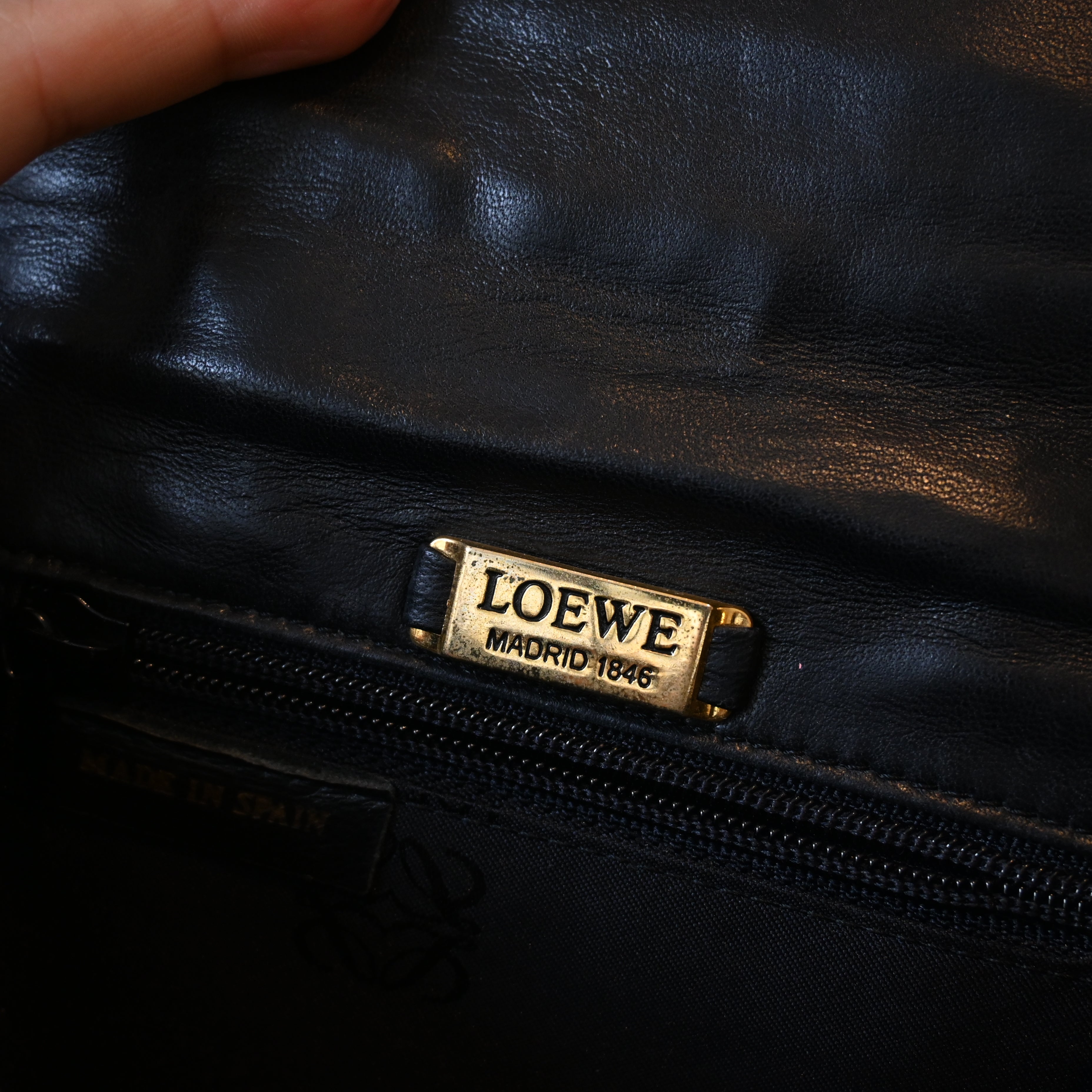 Loewe Anagram Nappa Leather Bag - Leluxe Vintage Sdn. Bhd.