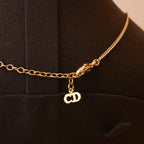 Christian Dior Ribbon Bow Necklace