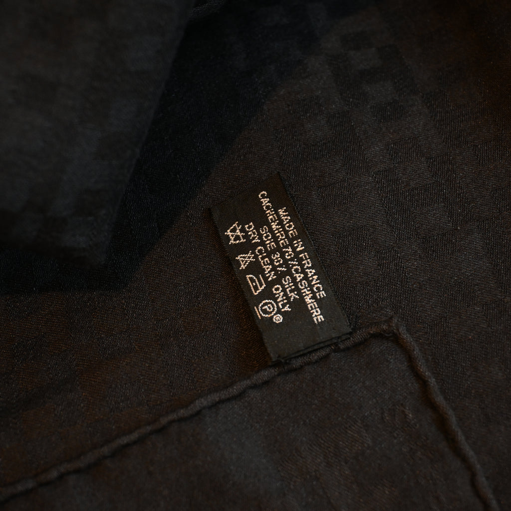 Hermès H Logo Stole Cashmere & Silk